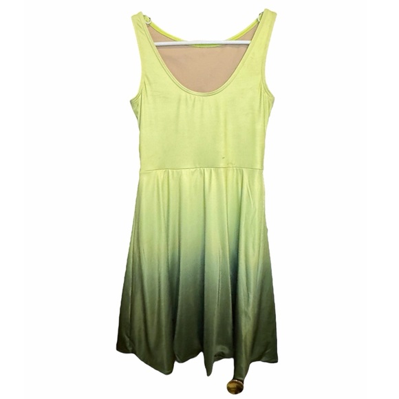 Balera | Transformation Leotard Dress Dance Costume Ombre Green Yellow, SA - Picture 7 of 10